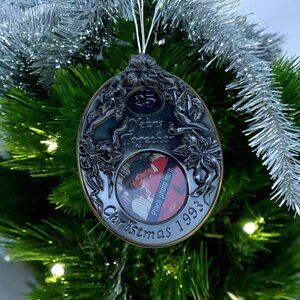 Anniversary Year Photo Holder, Hallmark Keepsake Christmas Ornament - 1993
